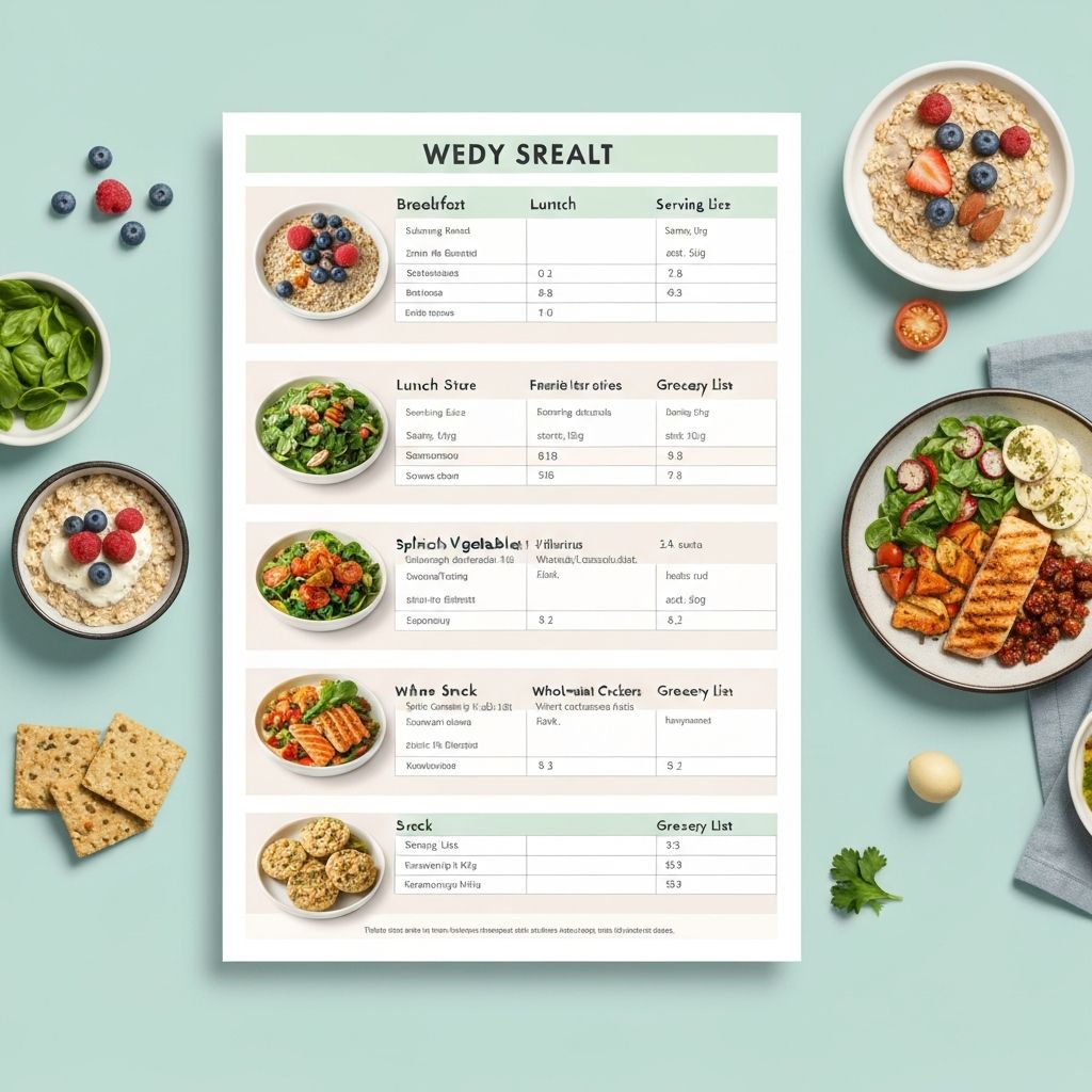 Nutritious meal planning